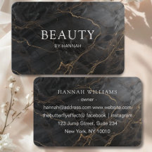 Elegante Marmor Schwarz-Gold-Salon
