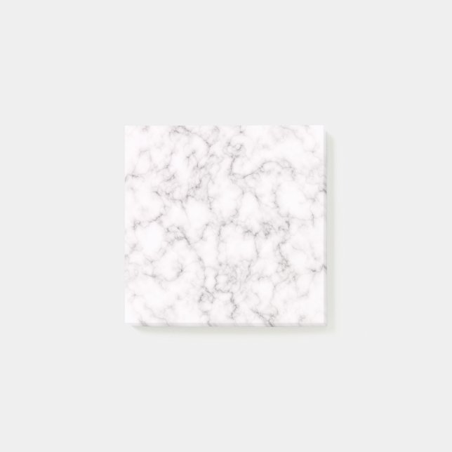 Elegante Marmorart Post-it Klebezettel (Vorderseite)