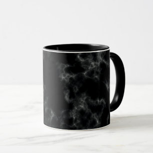 Elegante Marmorart - Schwarzes Tasse