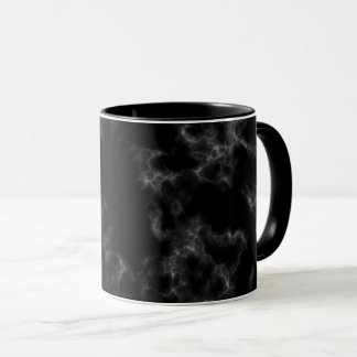 Elegante Marmorart - Schwarzes Tasse