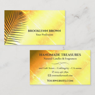 Elegante Marmorbäume Flora Modernes Gold Visitenkarte