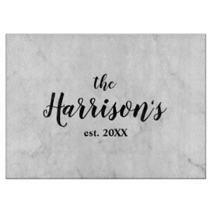 Elegante Marmorhochzeiten Küche Custom Schneidebrett