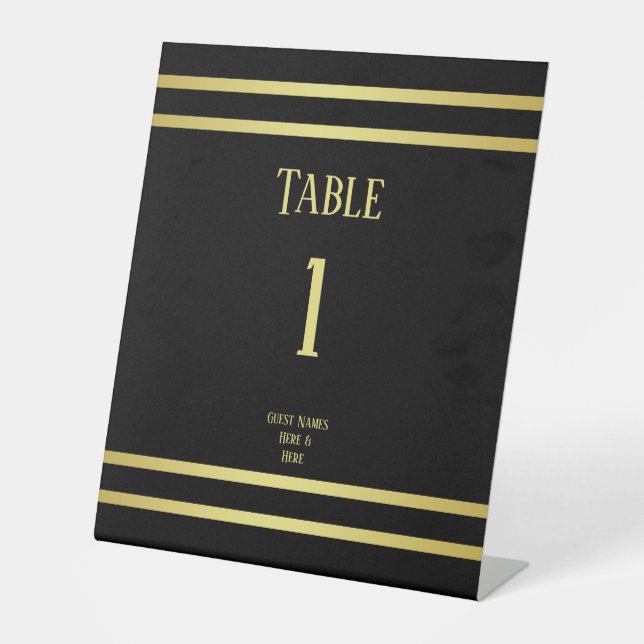 Elegante Masculine Sockelschild (Vorderseite)