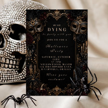 Elegante Maskenball-Halloween-Party