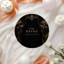 Elegante Maskenball-Halloween-Party