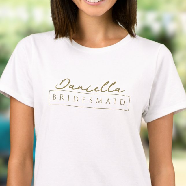 Elegante Matching-Junggeselinnen-Abschied-T - Shir T-Shirt (Von Creator hochgeladen)