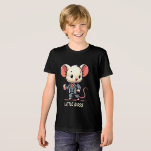 Elegante Maus im Anzug Tri-Blend Shirt