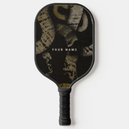 Elegante Medusa Snakes Luxus Kunst Pickleball Schläger