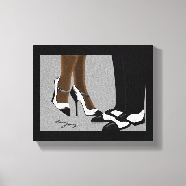 Elegante, mehrstöckige Canvas Print Leinwanddruck (Vorderseite)
