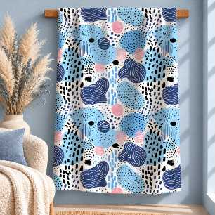 Elegante Memphis-Formen für das Design einer gemüt Sherpadecke