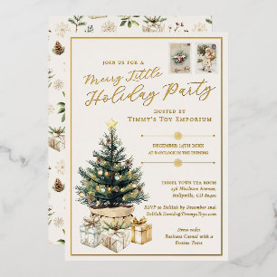 Elegante Merry Little Corporate Holiday Party Folieneinladung