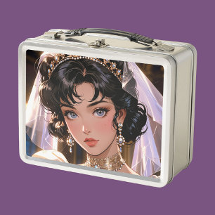Elegante Metall-Lunchbox Metall Brotdose