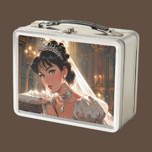 Elegante Metall-Lunchbox Metall Brotdose