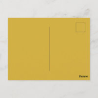 Elegante metallische Gold-Postkarte für besondere