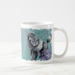 Elegante Miniatur Poodle Kaffeetasse