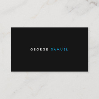 Elegante Minimal Business Branding Visitenkarte
