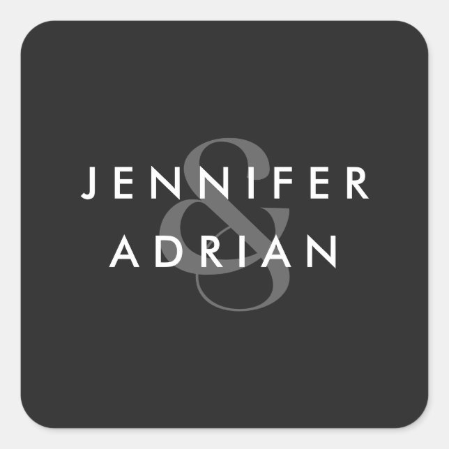 Elegante Minimal Eerie San Salvatore - der Zuckerh Quadratischer Aufkleber (Vorderseite)