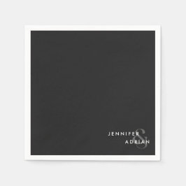 Elegante Minimal Eerie San Salvatore - der Zuckerh Serviette