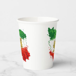 Elegante Minimal Party-Papierbecher | Neutrale Äst Pappbecher