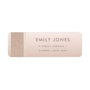 ELEGANTE MINIMAL-ROSE GOLD SHIMMER-ADRESSE