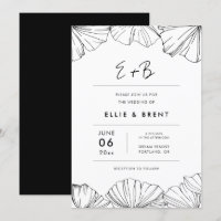 Elegante Minimalistin Ginkgo Biloba Hochzeit