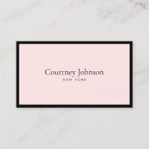 Elegante Minimalistisch Luxus Boutique Schwarz/Ros