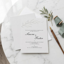 Elegante Minimalistische Blumenhochzeit