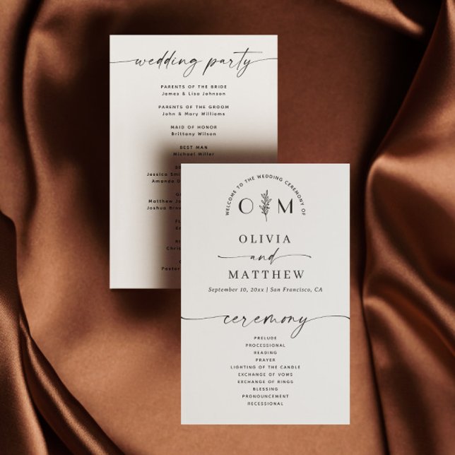 Elegante Minimalistische Blumenhochzeit | Skriptpr (Von Creator hochgeladen)