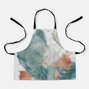 Elegante Minimalistische Cosmo Line Kunst, Dichtun Schürze