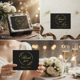 Elegante minimalistische Dankeskarten für jeden An Mitteilungskarte