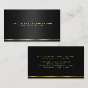 Elegante Minimalistische dünne Goldlinie auf schwa Visitenkarte
