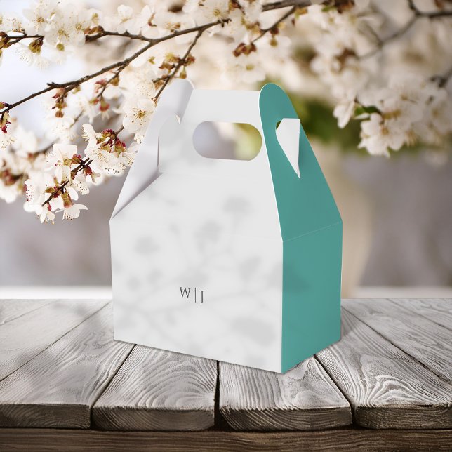 Elegante minimalistische Gastgeschenk Hochzeit Geschenkschachtel (Von Creator hochgeladen)