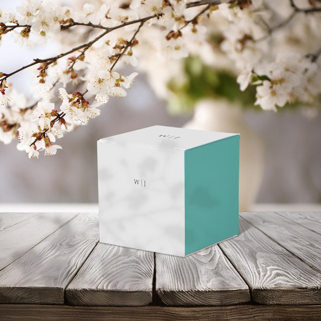 Elegante minimalistische Gastgeschenk Hochzeit Geschenkschachtel (Von Creator hochgeladen)