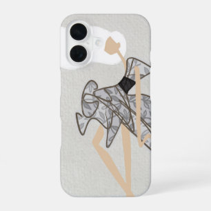 Elegante minimalistische Glamour-Modekunst iPhone 16 Hülle