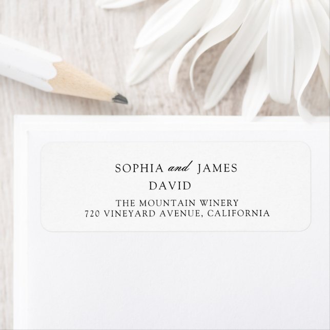 Elegante Minimalistische Hochzeit (Insitu)