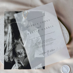 Elegante Minimalistische Hochzeit in Schwarz und W