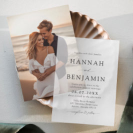 Elegante Minimalistische Hochzeit in Schwarz und W