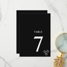 Elegante Minimalistische Hochzeit in Schwarz und W