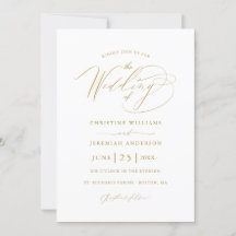 Elegante Minimalistische Hochzeit mit White-Script