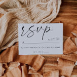 Elegante Minimalistische Hochzeit RSVP Karte<br><div class="desc">Dies ist eine moderne minimalistische RSVP-Kartenvorlage mit einem schönen kalligraphischen Schriftart und einem schlichten, eleganten Schriftart-Pairing . Bearbeiten Sie die meisten Formulierungen und alle Farben. Das Wort "UAWG" ist nicht editierbar, aber die Farben können geändert werden. // Für passende Artikel besuchen Sie bitte die "ALICE" Kollektion im Sincerely By Nicole...</div>