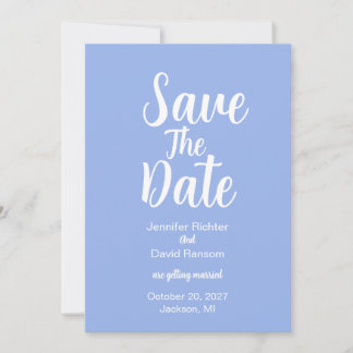 Elegante minimalistische Hochzeit Save The Date