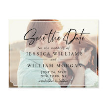 Elegante Minimalistische Hochzeit Speichern Sie da