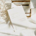 Elegante Minimalistische Hochzeit von Elfenbein Folieneinladung<br><div class="desc">Diese einfache und elegante Einladung ist perfekt für eine moderne Hochzeit. Das Design besticht durch einen handgeschriebenen Schriftart und modernes minimalistisches Design. Für die Hochzeitskollektion "SERENA" konzipiert. Klicken Sie auf "Details", um Ihre Namen, den Ort der Hochzeit, das Datum und andere Details zu ändern. Klicken Sie auf den Link Sammlung...</div>