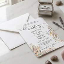 Elegante Minimalistische Hochzeitseinladung