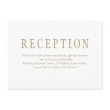 Elegante Minimalistische Hochzeitsempfehlung