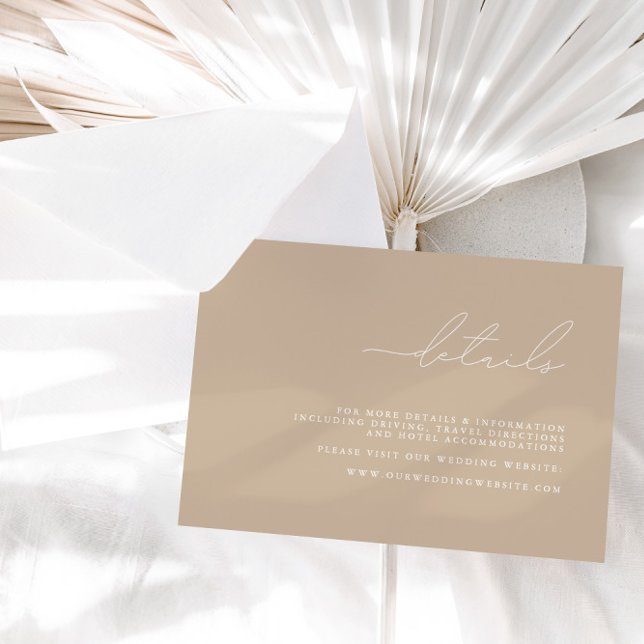 Elegante Minimalistische Hochzeitskarte RSVP Karte (Von Creator hochgeladen)