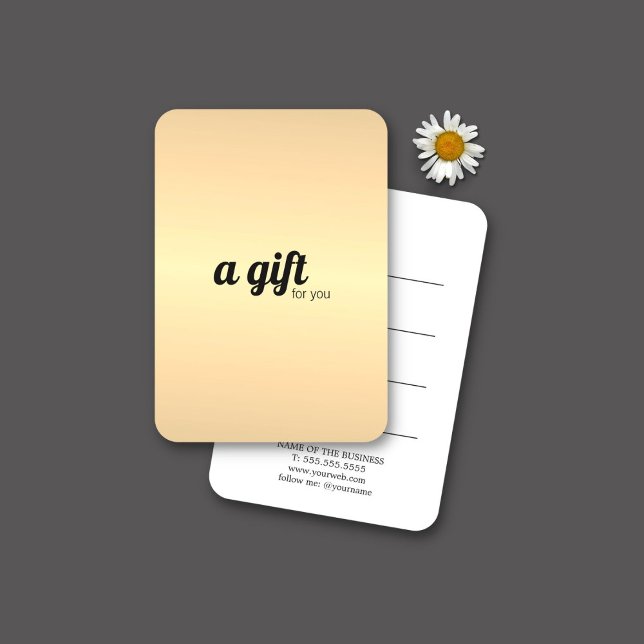 Elegante Minimalistische Imitate Gold Schwarz-weiß (Von Creator hochgeladen)