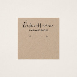 Elegante minimalistische Kraftohrring-Display-Kart