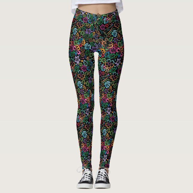 Elegante Minimalistische Lebensweise Leggings (Vorderseite)