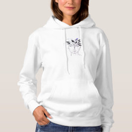Elegante Minimalistische Linie Kunst, Dichtung und Hoodie